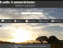 Tablet Screenshot of campeirismo.com